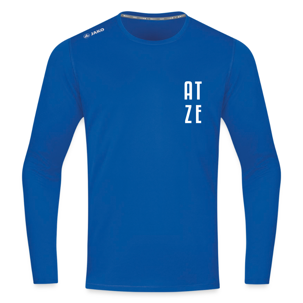 Atze - Männer Sport Langamshirt - Royalblau