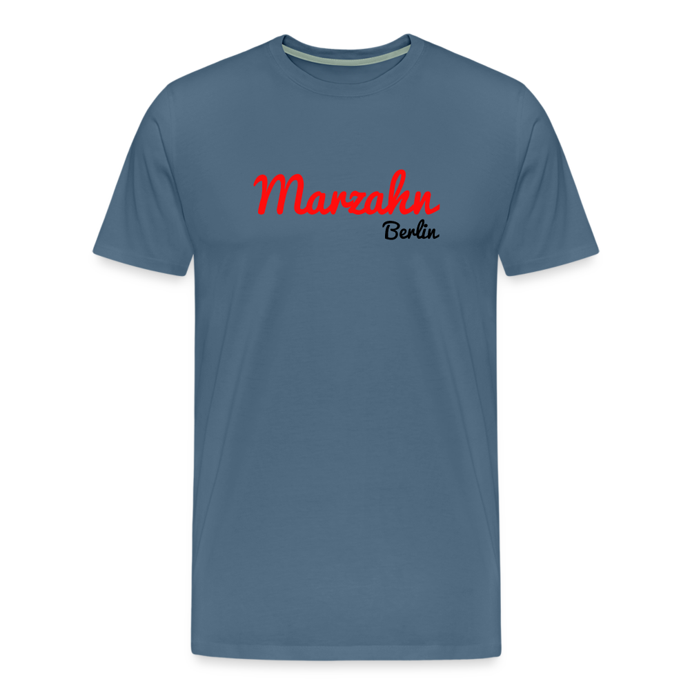 Marzahn Berlin - Männer Premium T-Shirt - Blaugrau