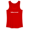 Schlauer wie du! - Frauen Bio Tank Top - Rot