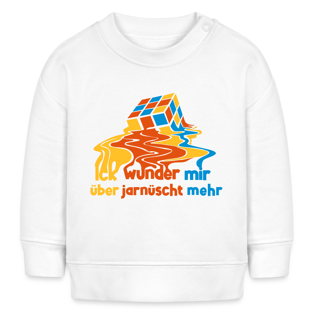 Ick Wunder Mir - Baby Bio Pullover - Weiß