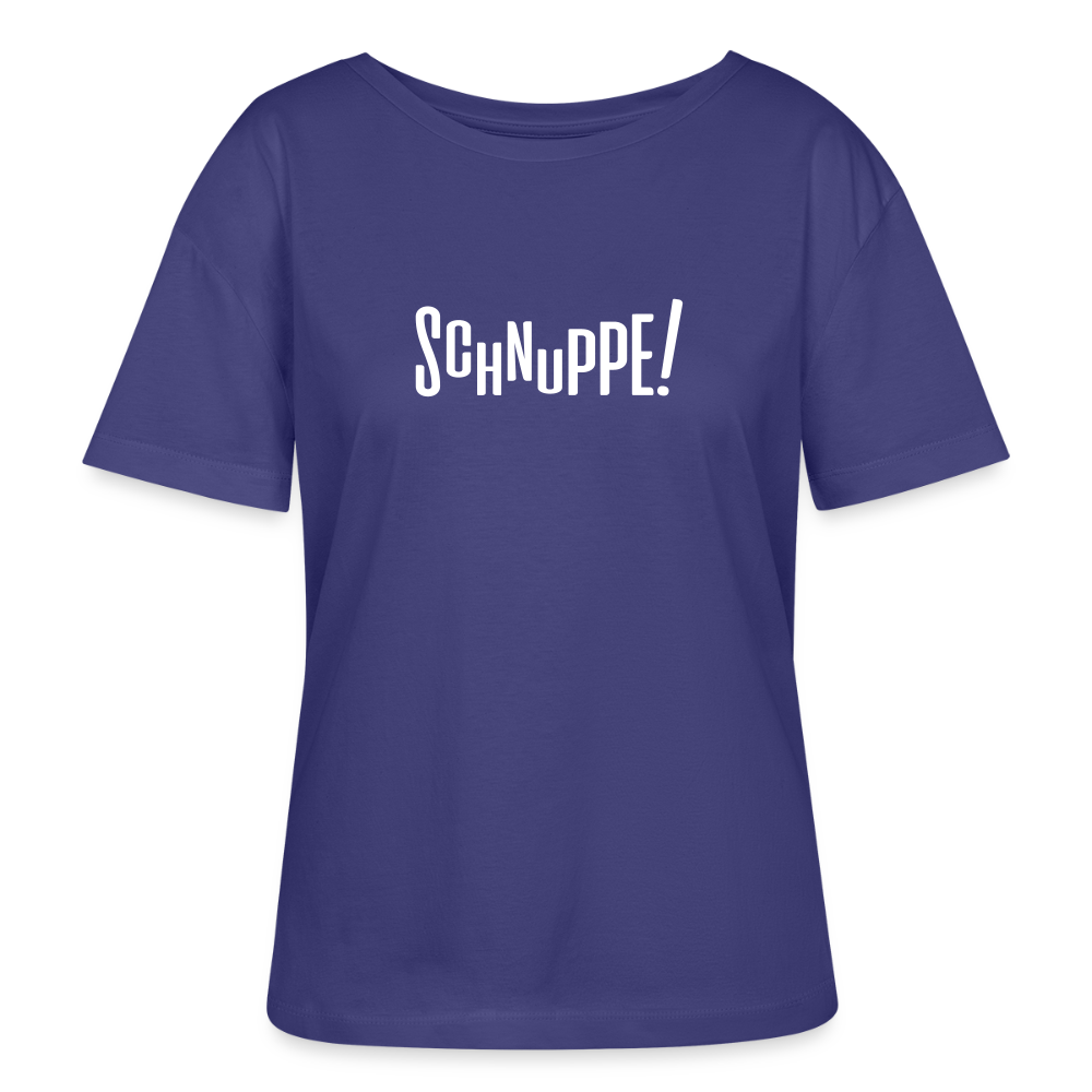 Schnuppe! - Relaxed Rundhals Frauen Bio-T-Shirt - Dämmerung
