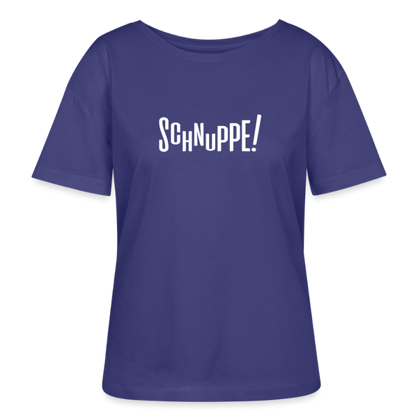 Schnuppe! - Relaxed Rundhals Frauen Bio-T-Shirt - Dämmerung