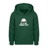 Dit is mir Schnurz Piepe - Teenager Hoodie - Flaschengrün