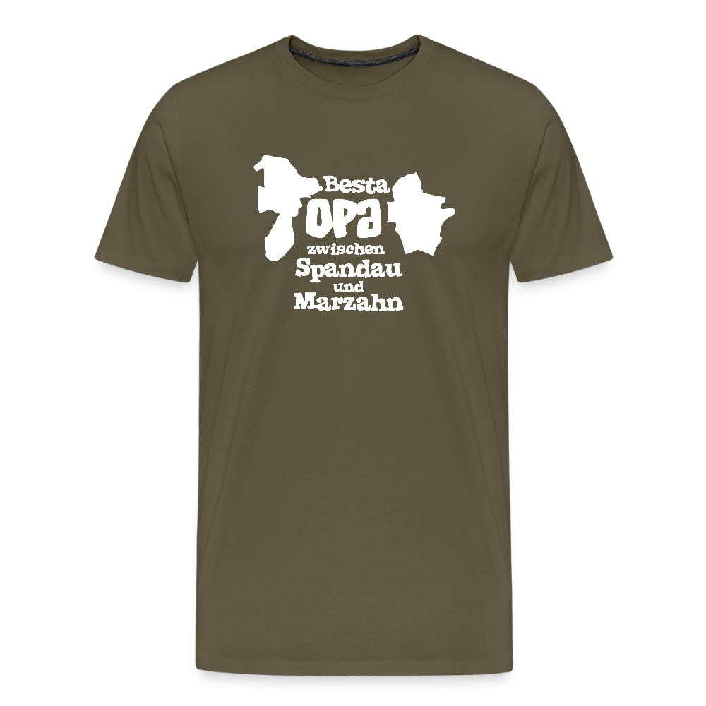 Besta Opa - Männer Premium T-Shirt - Khaki