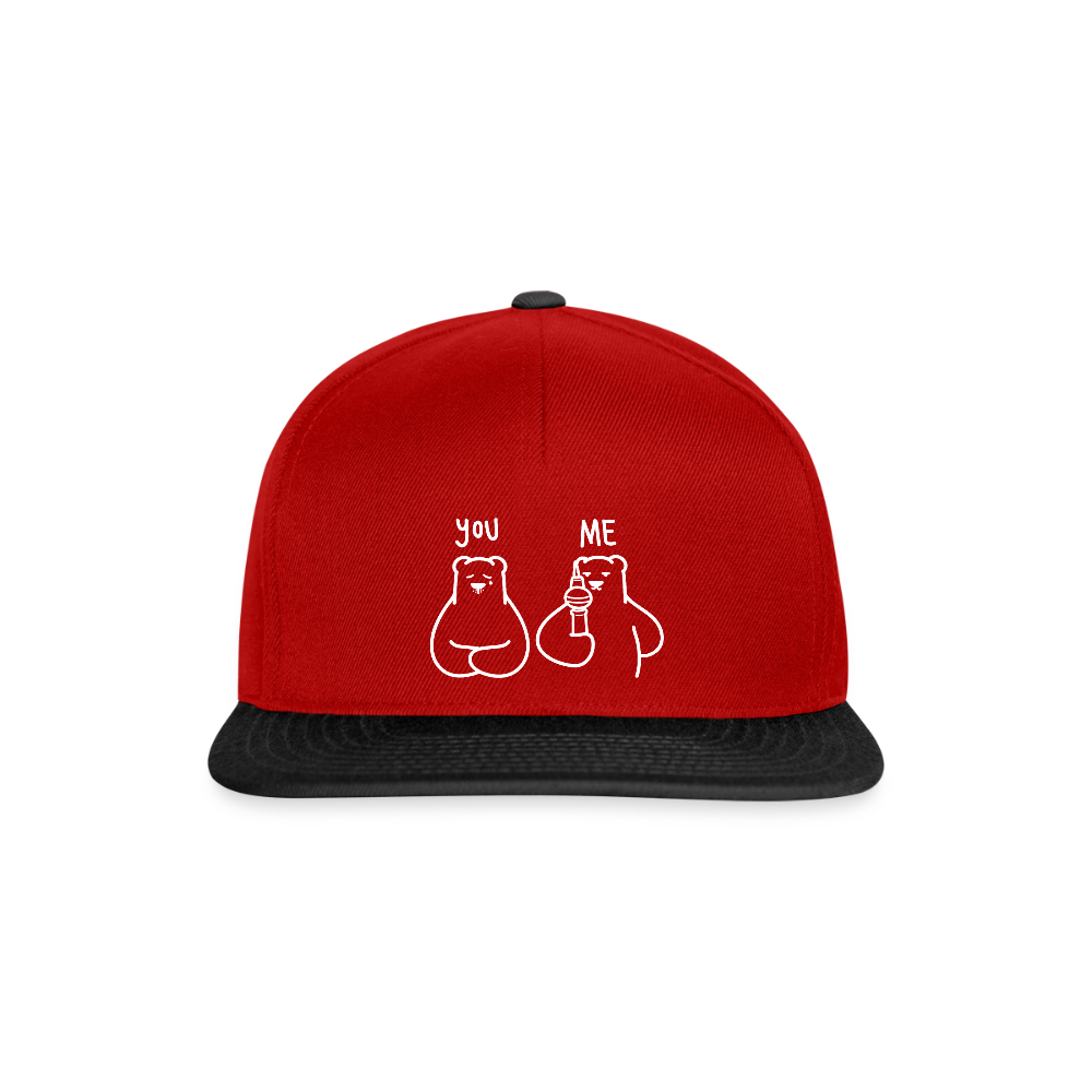 Lieber Berliner - Snapback Cap - Rot/Schwarz