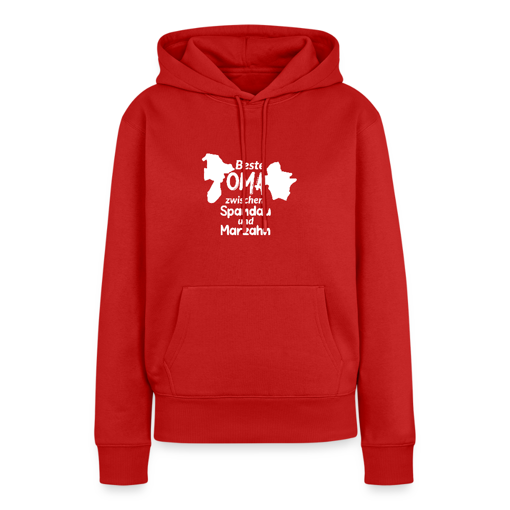 Beste Oma - Frauen Premium Hoodie - Rot