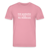 Ick quatsche nur für Süßkram - Unisex Bio T-Shirt - Lila Traum