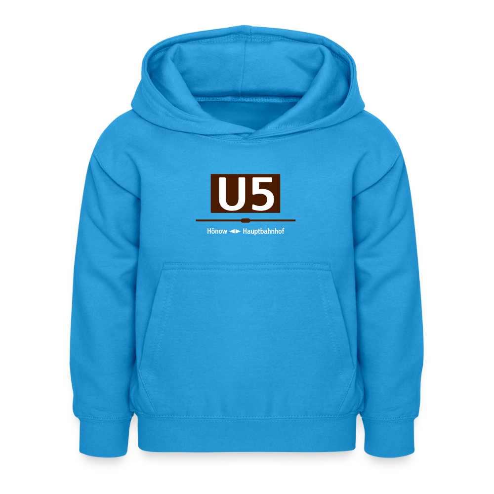 U5 - Kinder Hoodie - Meeresblau