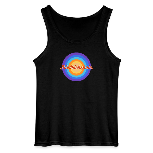 Friedrichshain Retro - Männer Tank Top - Schwarz