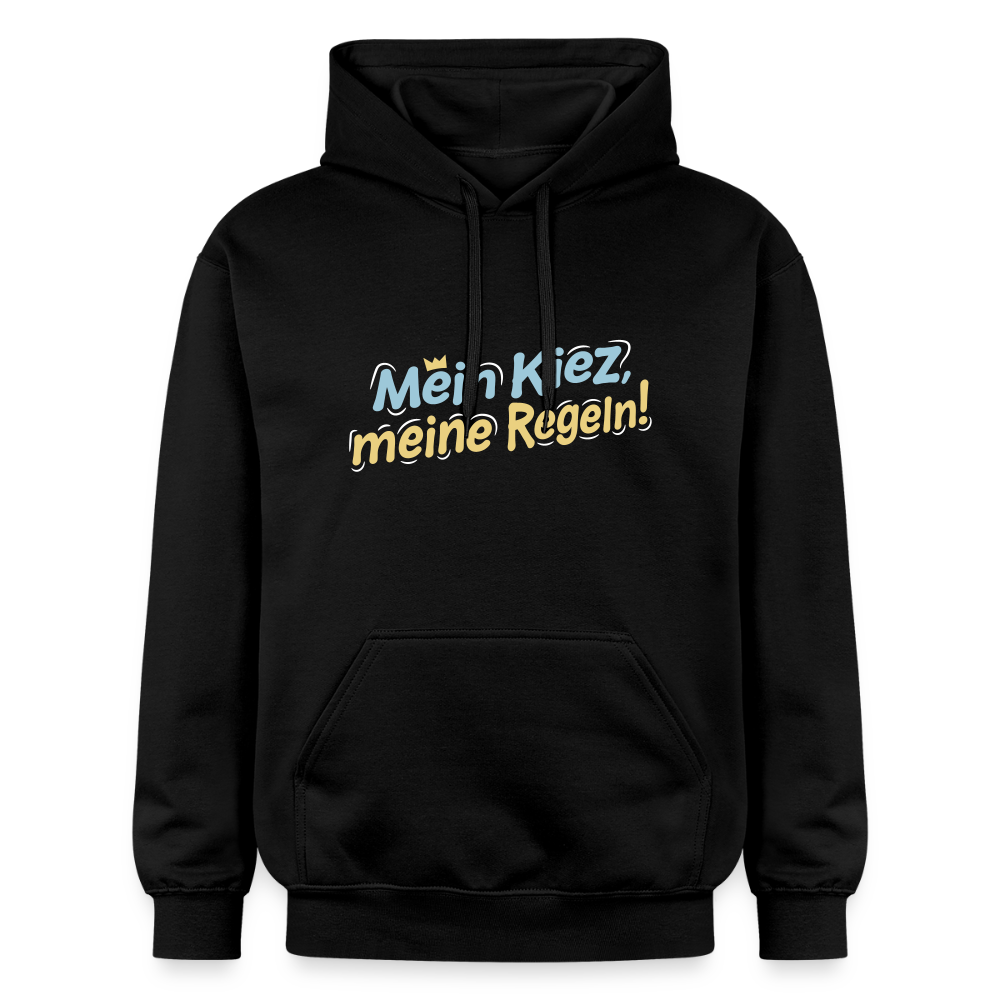 Mein Kiez, meine Regeln! - Hoodie - Schwarz