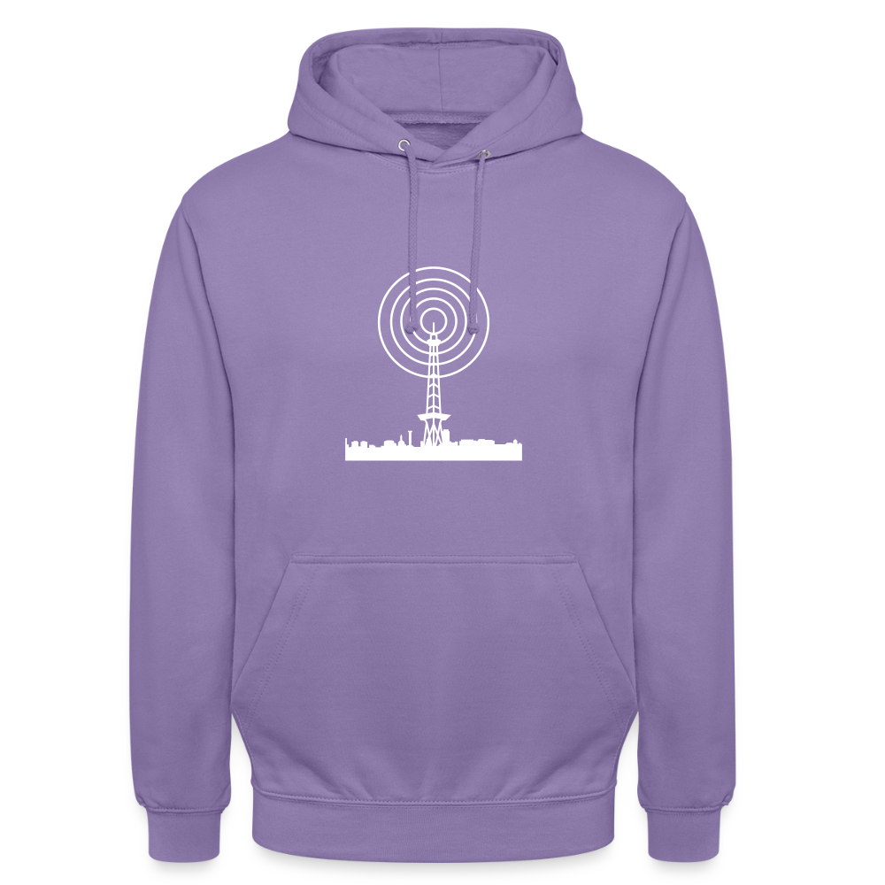 Funkturm im Fokus - Unisex Hoodie - Lavendel