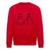 Lieber Berliner schwarz - Unisex Bio Sweatshirt - Rot