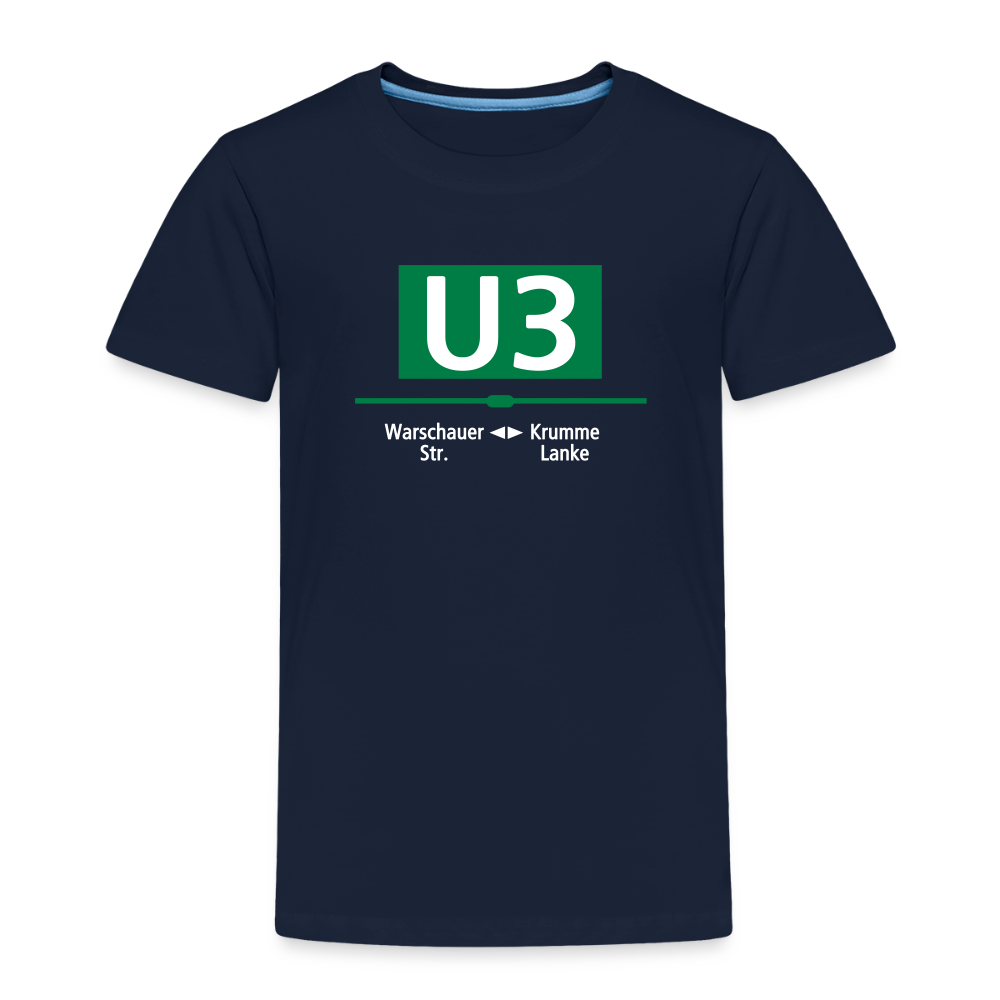 U3 - Kinder Premium T-Shirt - Navy
