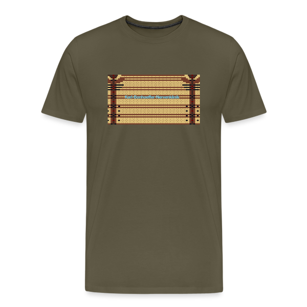 Karl-Bonhoeffer-Nervenklinik - Männer Premium T-Shirt - Khaki