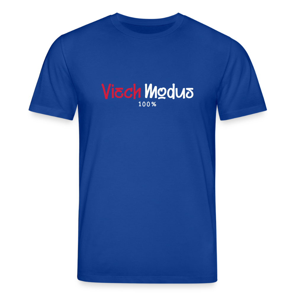 Viech Modus 100% - Unisex Bio T-Shirt - Dunkelblau