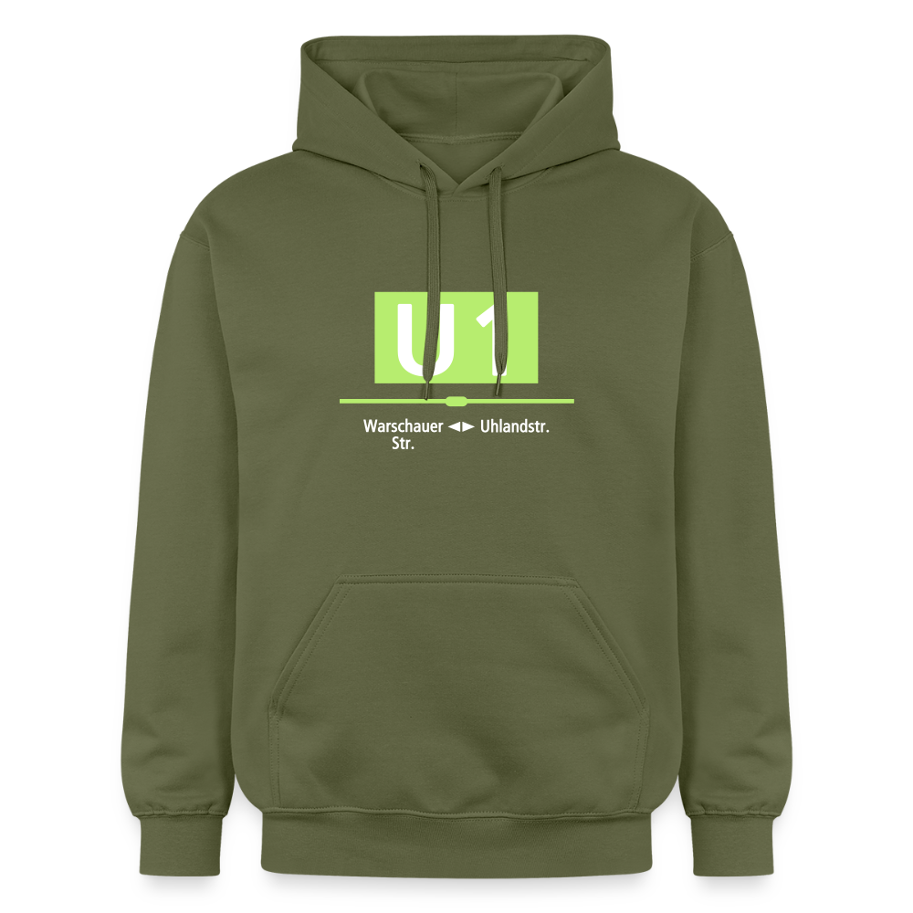 U1 - Hoodie - Militärgrün