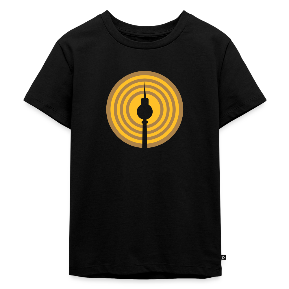Berlin im Fokus - Kinder Premium T-Shirt - Schwarz