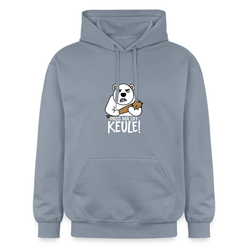 Pass ma uff Keule - Hoodie - Blau