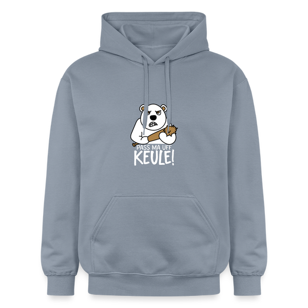 Pass ma uff Keule - Hoodie - Blau