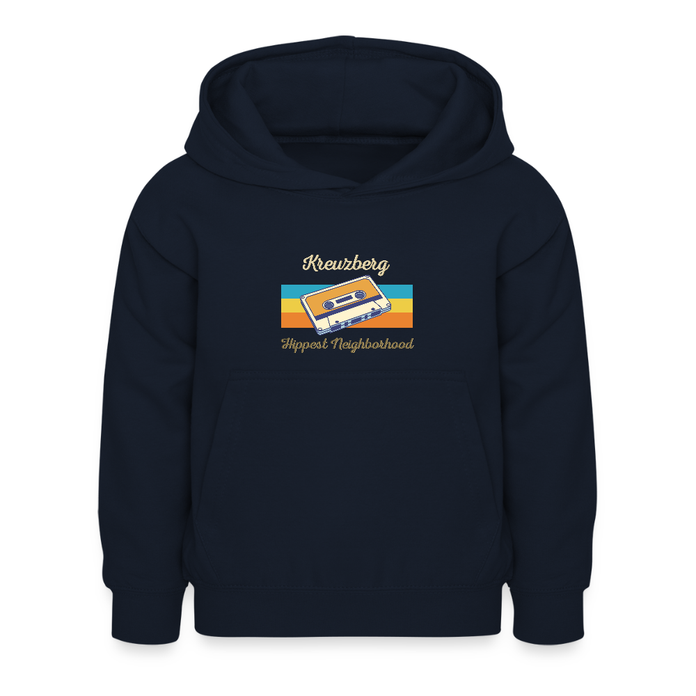 Kreuzberg Hippest Neighborhood - Kinder Hoodie - Navy