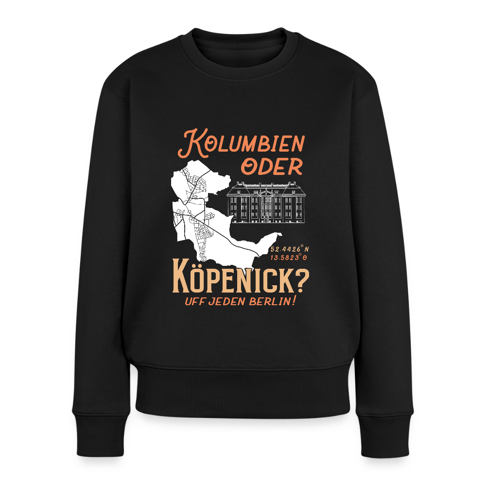 Kolumbien oder Köpenick - Frauen Premium Pullover - Schwarz