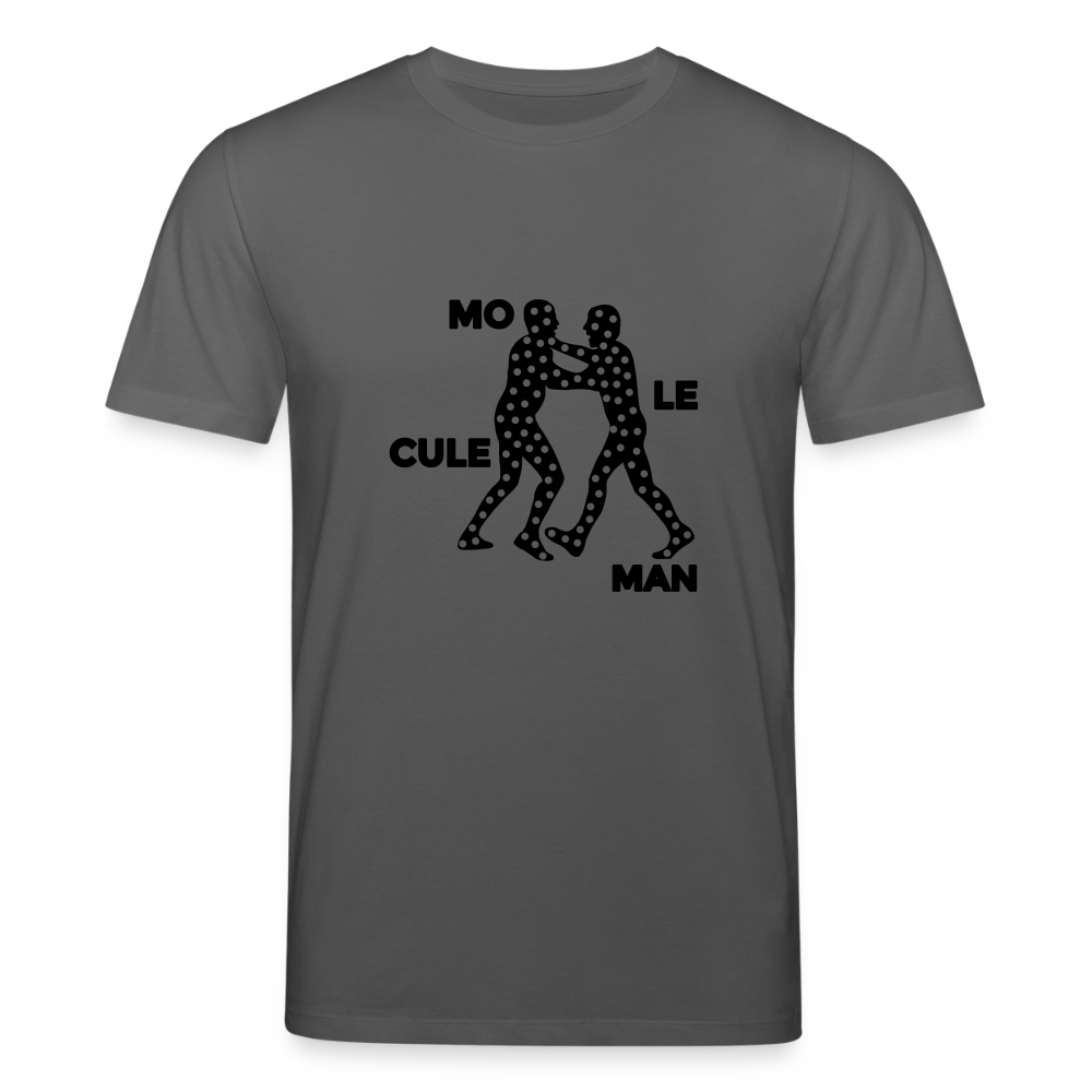 Mo le cule Man - Unisex Bio T-Shirt - Anthrazit