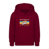 Gesundbrunnen Hippest Neighborhood - Teenager Hoodie - Bordeaux