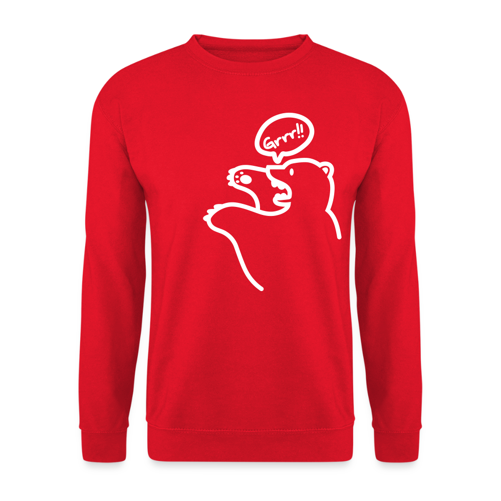 Böser Berliner Bär - Unisex Pullover - Rot
