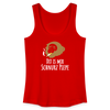 Dit is mir Schnurz Affe - Frauen Bio Tank Top - Rot