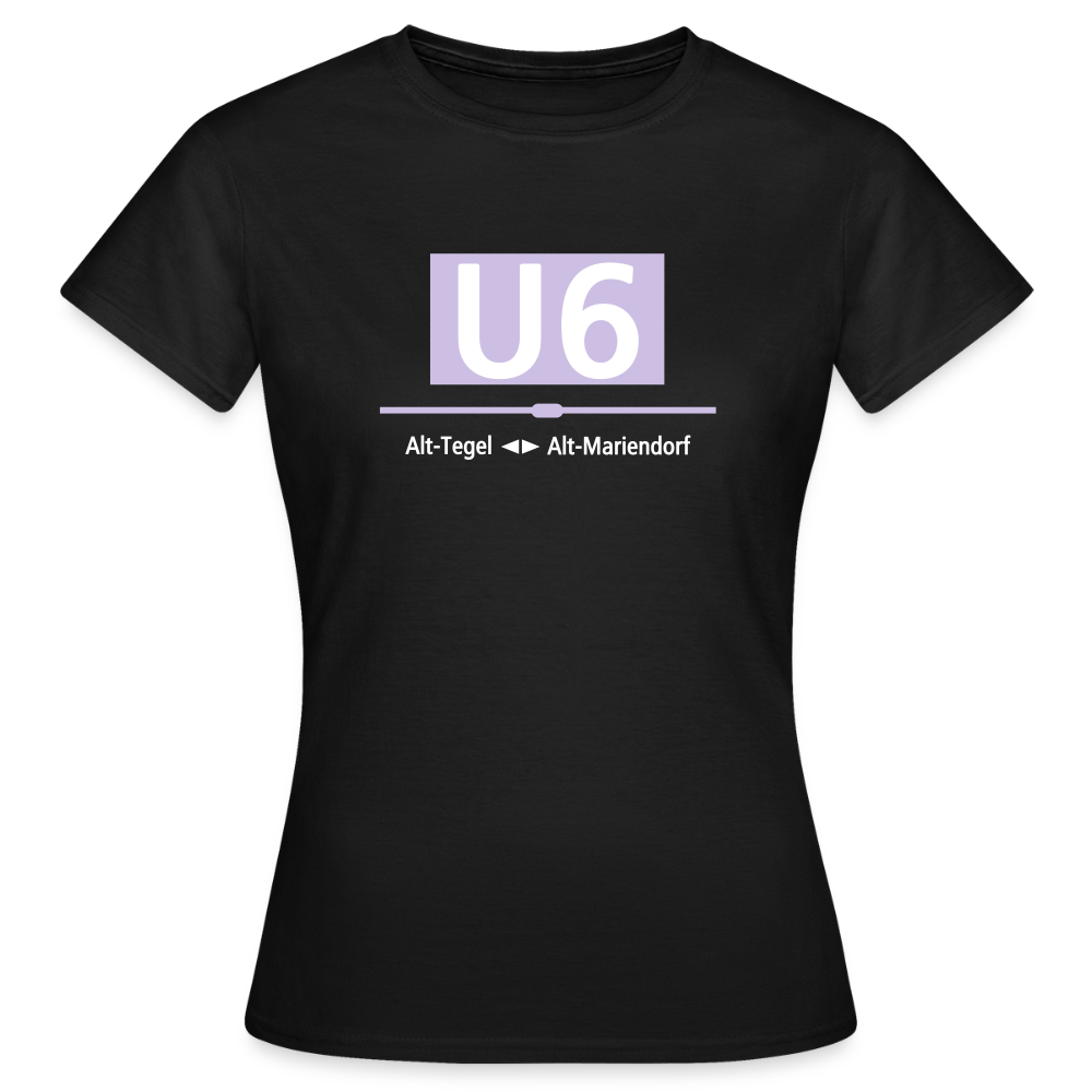 U6 - Frauen Premium T-Shirt - Schwarz