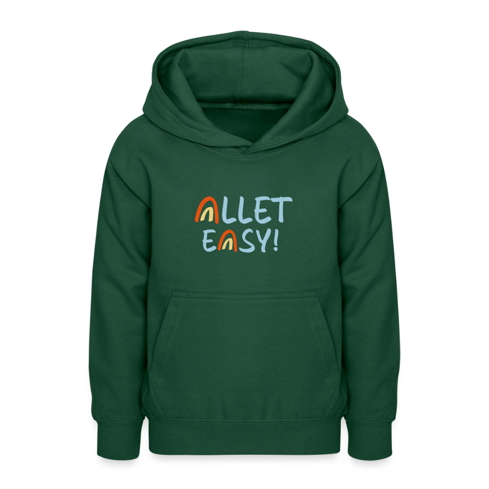 Allet Easy! - Teenager Hoodie - Flaschengrün