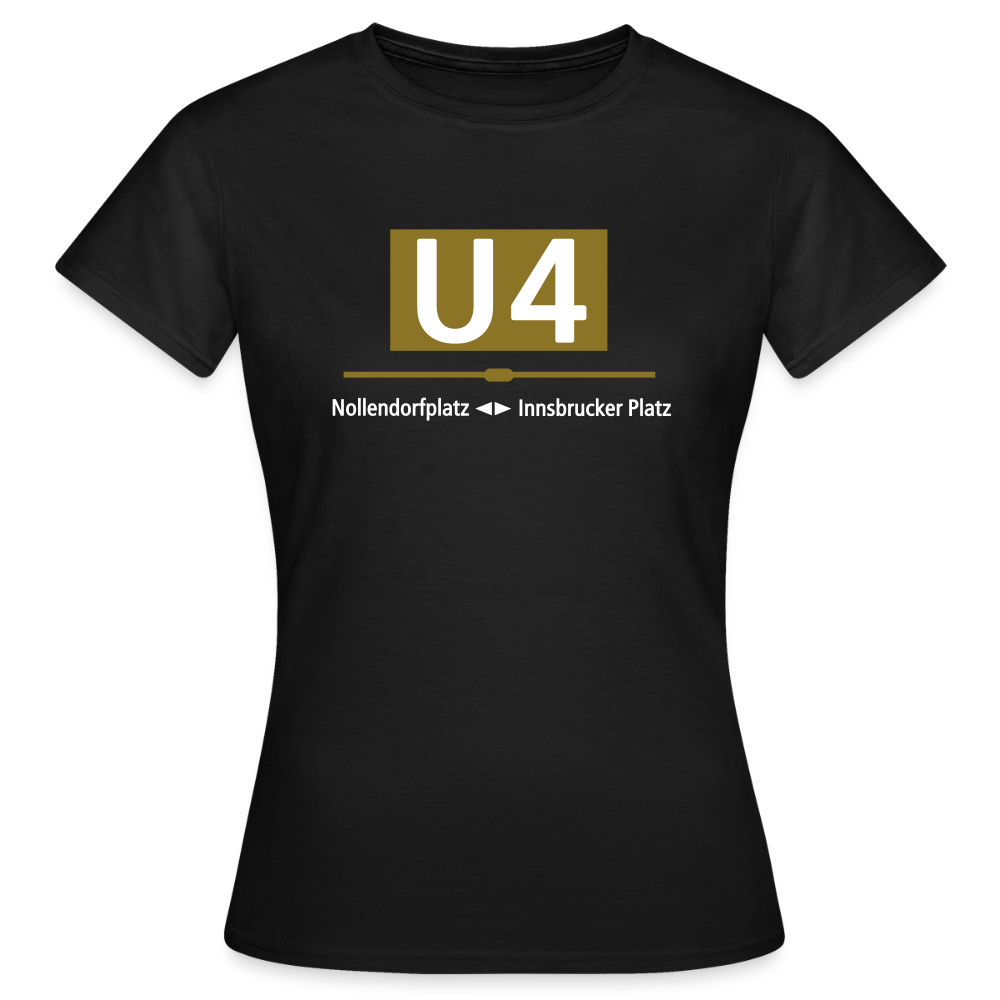 U4 - Frauen Premium T-Shirt - Schwarz
