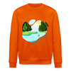 Köpenick am Wasser - Unisex Bio Sweatshirt - Tieforange