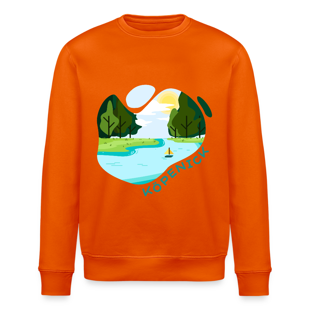 Köpenick am Wasser - Unisex Bio Sweatshirt - Tieforange