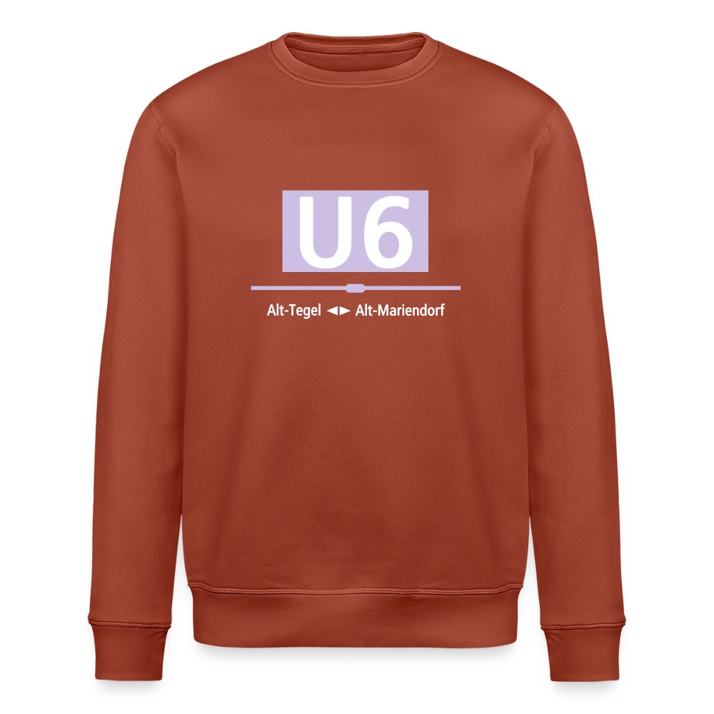 U6 - Unisex Bio Sweatshirt - Terrakotta
