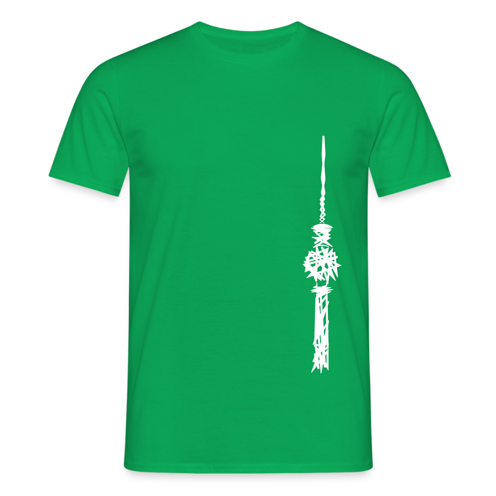 Fernsehturm Zick zack - Männer Premium T-Shirt - Kelly Green