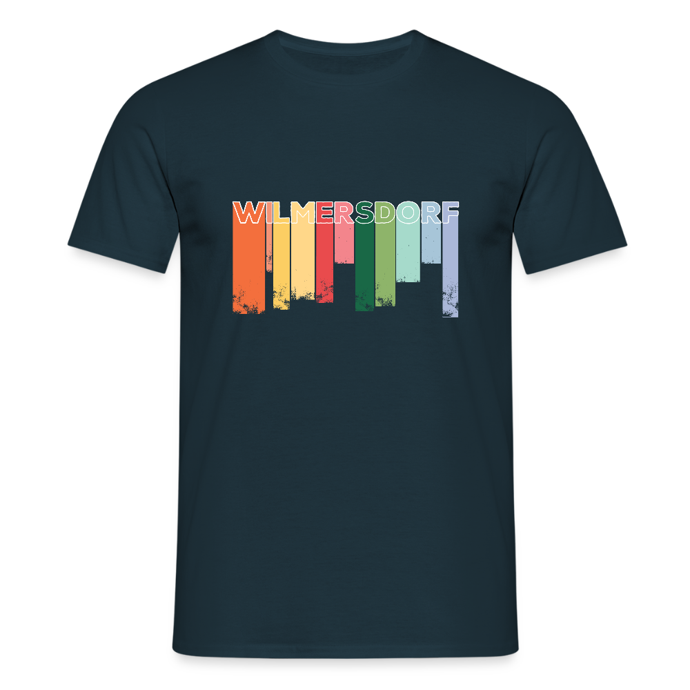 Wilmersdorf Regen - Männer Premium T-Shirt - Navy