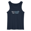Bitte lächeln! Hast Zähne! - Männer Tank Top - Navy