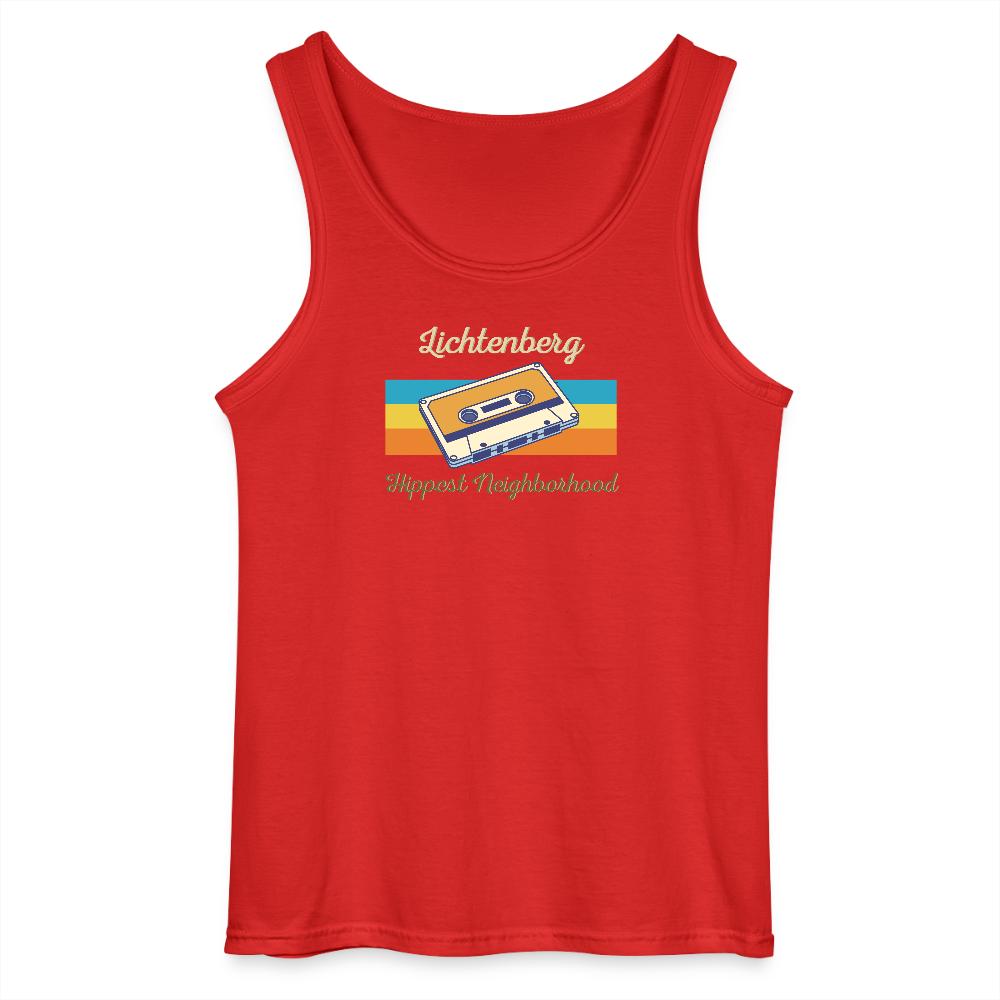 Lichtenberg Hippest Neighborhood - Männer Tank Top - Rot