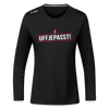 Uffjepasst! - Frauen Sport Langarmshirt - Schwarz