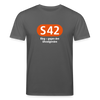 S42 - Unisex Bio T-Shirt - Anthrazit