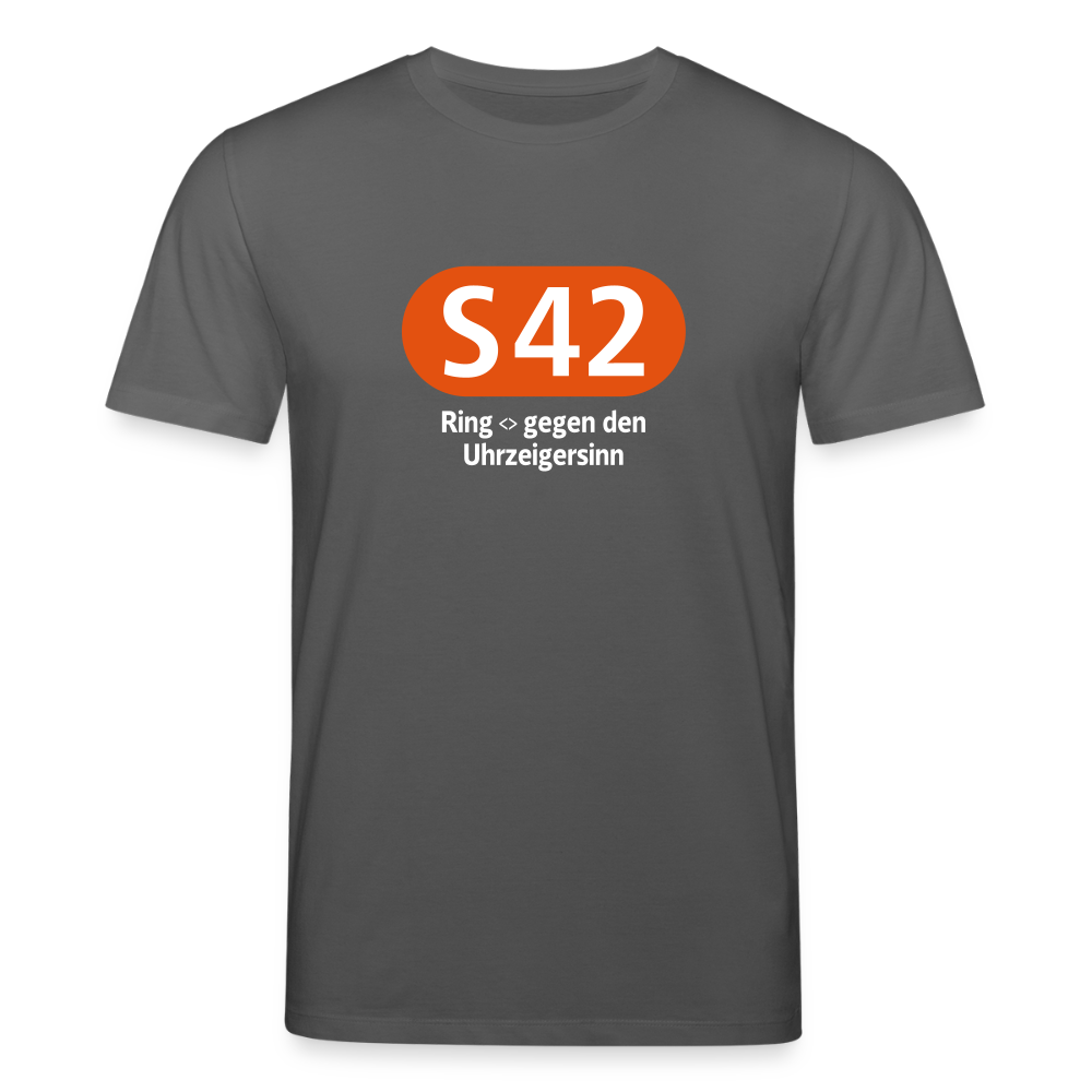 S42 - Unisex Bio T-Shirt - Anthrazit