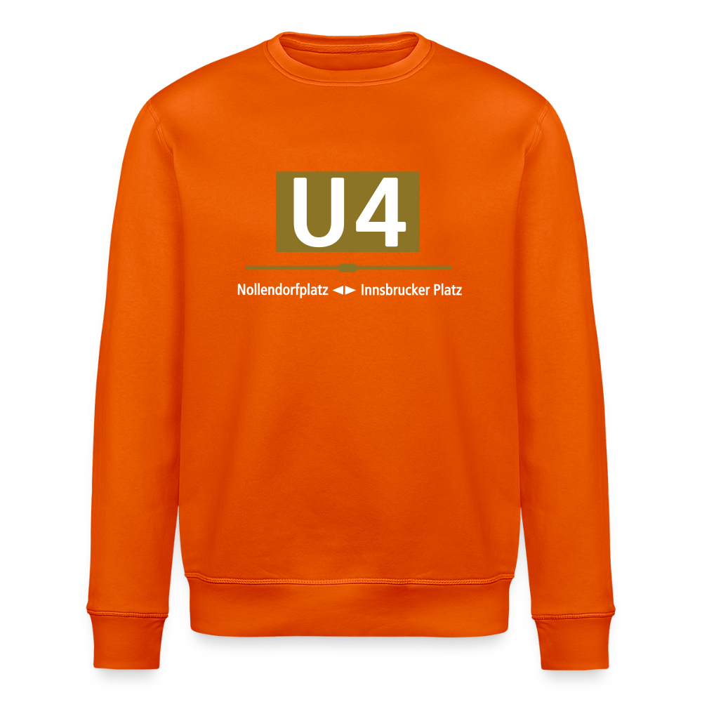U4 - Unisex Bio Sweatshirt - Tieforange