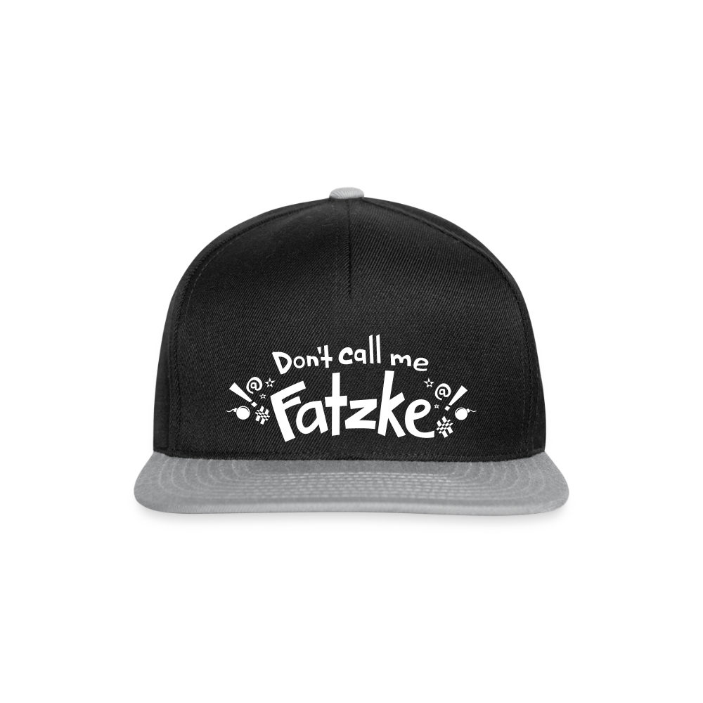 Fatzke - Snapback Cap - Schwarz/Grau