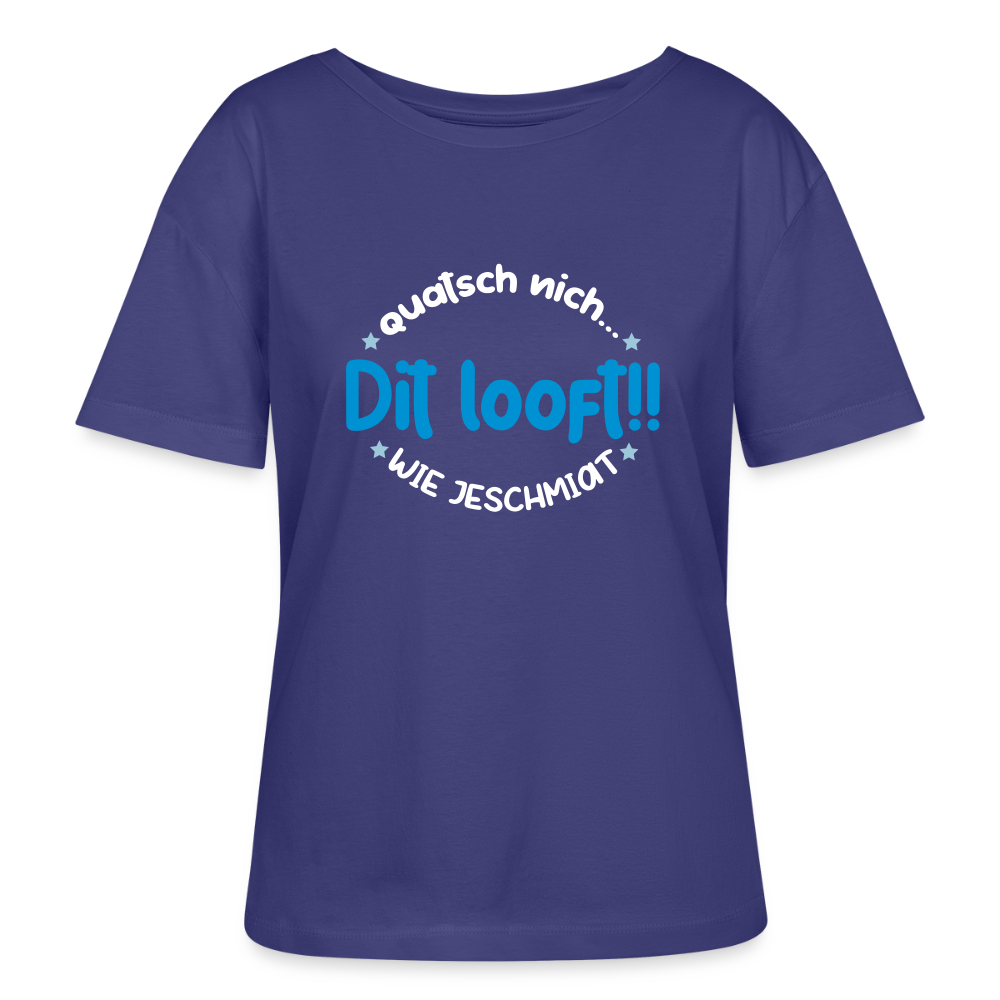 Dit Looft! - Relaxed Rundhals Frauen Bio-T-Shirt - Dämmerung