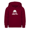 Dit is mir Schnurz Piepe - Kinder Hoodie - Bordeaux