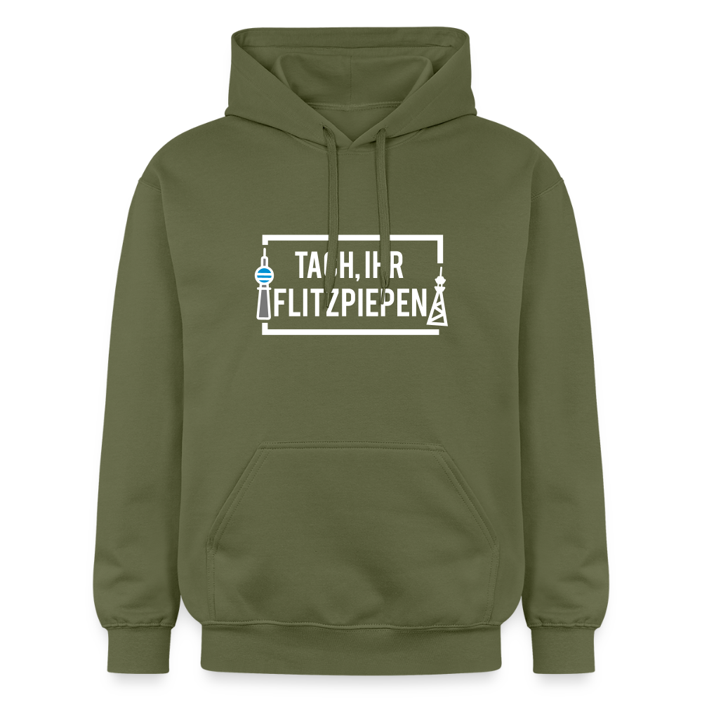 Tach ihr Flitzpiepen - Hoodie - Militärgrün