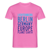 Lichtenberg Planet Earth - Männer Premium T-Shirt - Pink