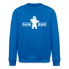 Papa Bär - Unisex Bio Sweatshirt - Königsblau