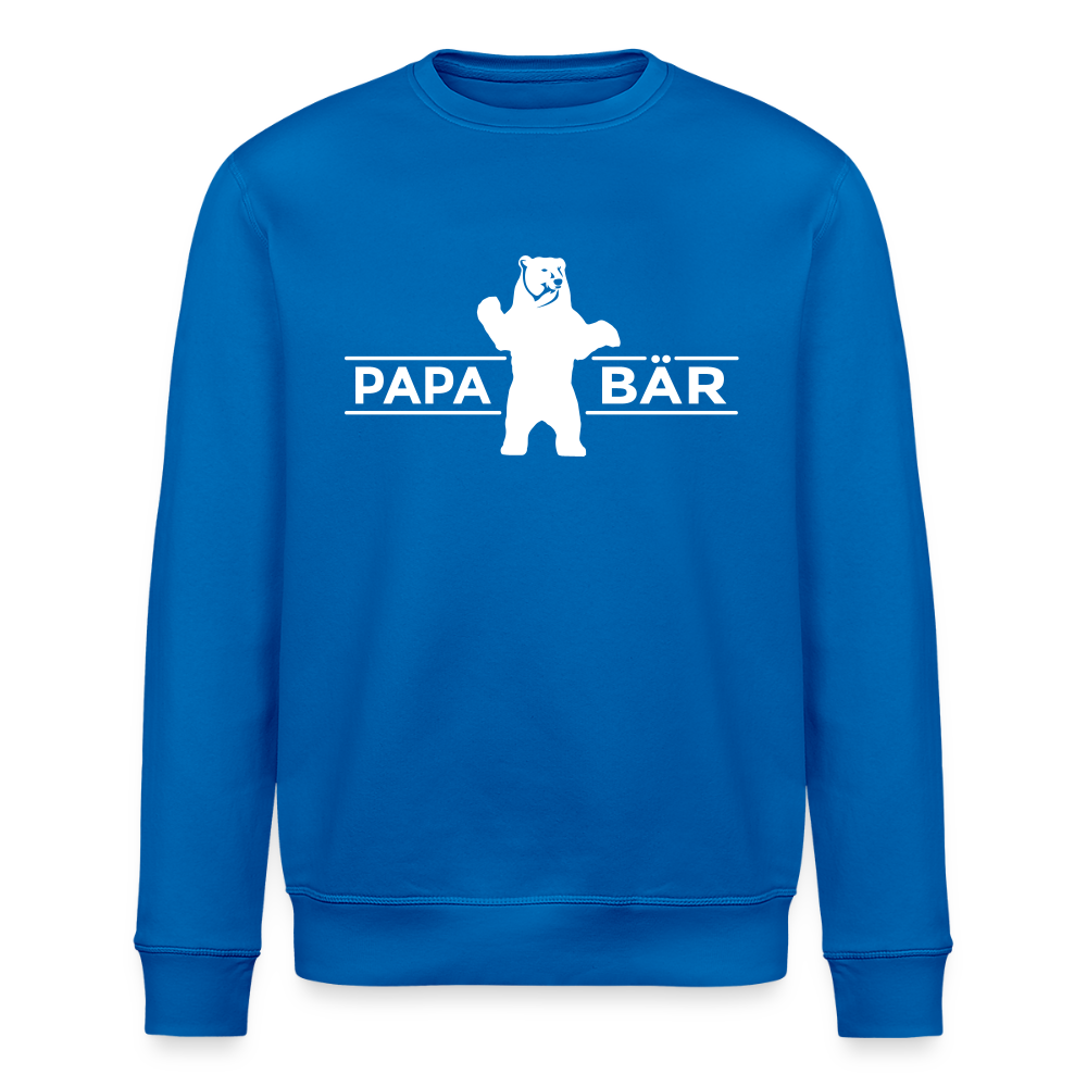 Papa Bär - Unisex Bio Sweatshirt - Königsblau